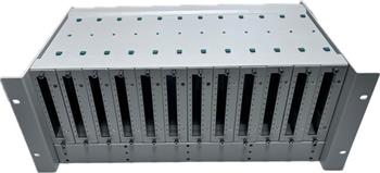 19" MPO Patch panel, 12x kovová kazeta pro 12x SC simplex.