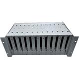 19" MPO Patch panel, 12x kovová kazeta pro 12x SC simplex.