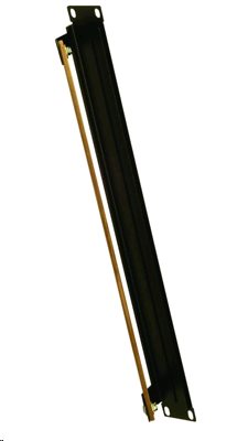 19“ panel se zemnicí lištou a 5-ti svorkami