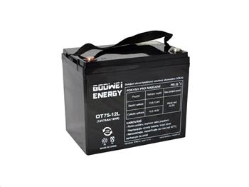 Akumulátor GOOWEI ENERGY OTL75-12, 75Ah, 12V, 10 let
