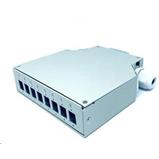 Box pro zakončení vláken pro 8 vláken na DIN lištu