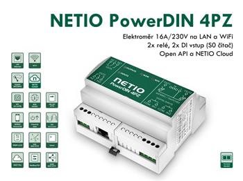 Chytrý elektroměr NETIO PowerDIN 4PZ