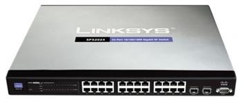 Cisco-Linksys SPS2024, 24-portový switch 10/100/1000Mbps + 2x open SFP slot