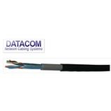 DATACOM FTP drát CAT5E PVC+PE, dvouplášťový, venkovní, černý