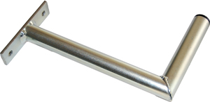 Držák antény 25cm malý s pásem, trubka 28/2mm, zinek Galva