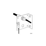 Držák koaxiálního kabelu / bleskojistky do racku, dvojitý