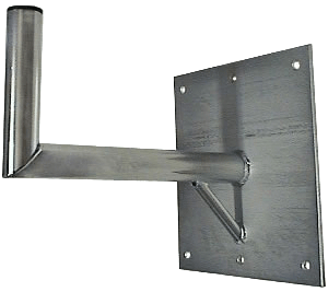 Držák na zeď s plotnou 30 x 30 cm - delší úchyt