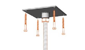 Držák závitové tyče DZM 2