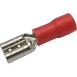 Faston zdířka s izolací 6,3 mm pro kabel 0,5 - 1,5 mm^2