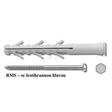 Hmoždinka rámová RMS 10x140, se 6-hran. vrutem