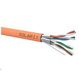 Instalační kabel Solarix CAT6A STP LSOH B2ca, oranžový