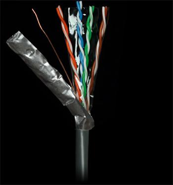 Kabel Ubiquiti ToughCable Level2 venkovní SFTP CAT5e, drát, box 305m, PE, černý