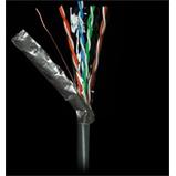 Kabel Ubiquiti ToughCable Level2 venkovní SFTP CAT5e, drát, box 305m, PE, černý