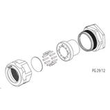 Kabelová průchodka (PG29/12), pro vyvedení 12 ks patchcordů d= 1,8 - 3 mm