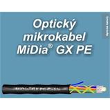 LT MiDia GX 96 vl. AW+, 8x12 vl./trub., OD 6,5 mm (8 el.), HDPE plášť