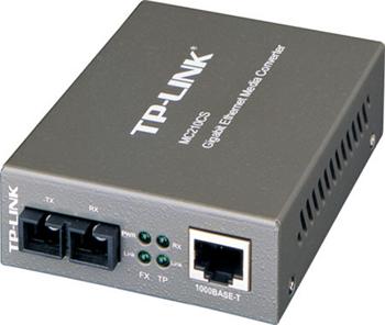 Media konvertor / převodník TP-LINK, MC210CS, 1,25 Gbps, SM, SC, 15km, 1310nm