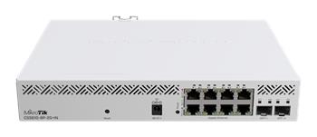 MikroTik Cloud Smart Switch CSS610-8P-2S+IN, 8x GLAN s PoE, 2x SFP+