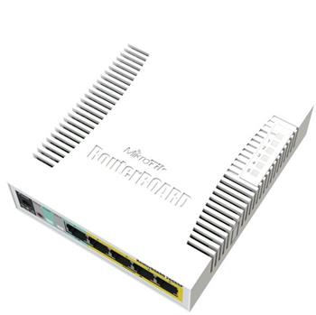 MikroTik RouterBOARD RB260GSP, 5-portový gigabit switch, SFP port, PoE