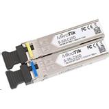 MikroTik SFP optický modul S-35/53LC20D, SM, 20km, 1.25G (pár)