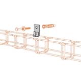 Nástěnný držák DZM 8 pro žlab MERKUR 2