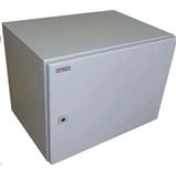 OCRACK, 19", 9U, 600x420mm, plechové dveře, nástěnný, šedá