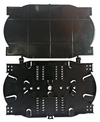 Optická kazeta s víčkem a hřebínky pro 24 vláken