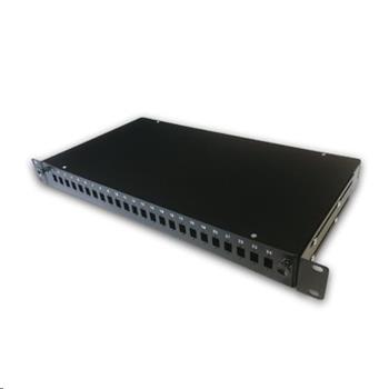 Optická vana, 19", 1U, 24x SC Simplex, výsuvná