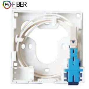 Optická zásuvka, 2x SC, 4x LC