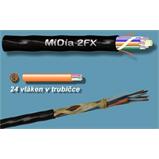 Optický mikrokabel MiDia 2FX 144 vl. AW FLEX, 6x24 vl./trub., HDPE plášť, OD 6,3 mm (6 el.)