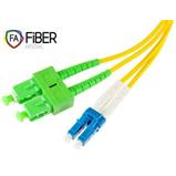 Optický patchcord, 9/125,SC/APC-LC/PC, SM, duplex, 2m