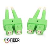 Optický patchcord, 9/125, SC/APC-SC/APC, SM, duplex, 10m