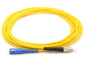 Optický patchcord, 9/125, SC/PC-FC/PC, SM, duplex, 1m