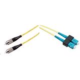 Optický patchcord, 9/125, SC/PC-FC/PC, SM, duplex, 1m