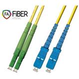 Optický patchcord, 9/125, SC/PC-LC/APC, SM, duplex, 5m