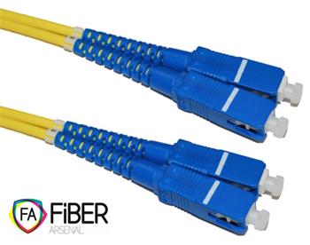 Optický patchcord, 9/125, SC/PC-SC/PC, SM, duplex, 5m