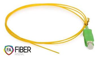 Optický pigtail, 9/125, SC/APC, SM, 900µm, 5m