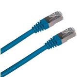 Patch cord FTP CAT5E 3m modrý