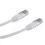 Patch cord UTP CAT5E 1m bílý