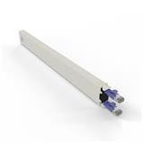 PATCHBOX.ONE Cat.6a STP, kazeta s kabelem 0.8m, fialová, 8RU