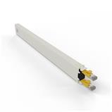 PATCHBOX.ONE Cat.6a STP, kazeta s kabelem 0.8m, žlutá, 8RU