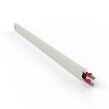 PATCHBOX.ONE Cat.6a UTP, kazeta s kabelem 1.8m, červená, 30RU