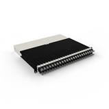 PATCHBOX.ONE Sestava Cat.6a STP, vč. 24 kazet s kabely 0.8m, černá, 8RU