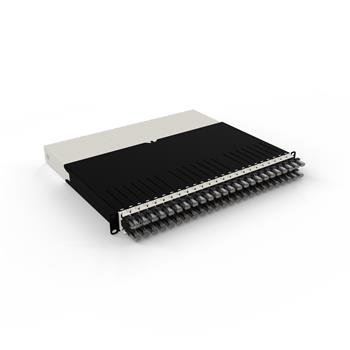 PATCHBOX.ONE Sestava Cat.6a UTP, vč. 24 kazet s kabely 0.8m, černá, 8RU