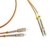 Patchcord OM3, 50/125, LC-SC, 1m, duplex, AMP