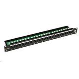 Patchpanel 19", CAT6, UTP, 24x RJ45, 1U