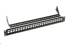 Patchpanel 19", CAT6a, STP, 24x RJ45, 1U