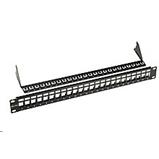 Patchpanel 19", CAT6a, STP, 24x RJ45, 1U