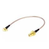 Pigtail MMCX male - RSMA female, 250 mm
