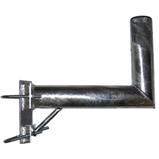 Použité: Držák antény 40/30cm s vinklem a vzpěrou, (na stožár 30-100mm), trubka 76/3mm, zinek Žár