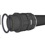 Prodloužení průchodky PG21, Flexi, 50cm